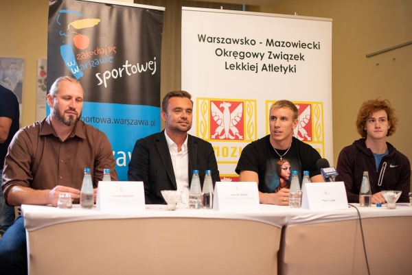 Konferencja prasowa przed Mityngiem Gwiazd na Warszawskich Fontannach